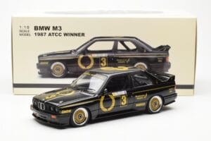 BMW M3 E30 #3 J. Richards Austrian Airlines ATCC 1987 AUTOart 1:18 88745 Metalas - nuotrauka 8 iš 8