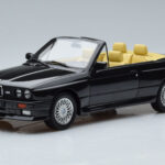 BMW M3 E30 Kabrioletas Juodas Otto 1:18