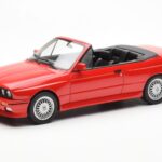 BMW M3 E30 Kabrioletas Raudonas Otto 1:18