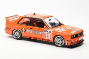 BMW M3 E30 #19 A. Hahne Jägermeister DTM 1992 AUTOart 1:18 89248 Metalas - nuotrauka 6 iš 8