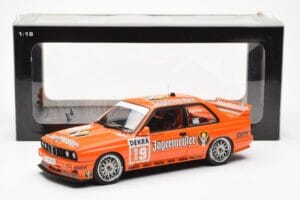 BMW M3 E30 #19 A. Hahne Jägermeister DTM 1992 AUTOart 1:18 89248 Metalas - nuotrauka 8 iš 8