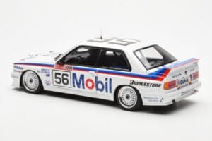 BMW M3 E30 #56 P. Brock / J. Richards Mobil Bathurst 1000 1988 AUTOart 1:18 88847 Metalas - nuotrauka 7 iš 9