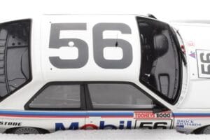 BMW M3 E30 #56 P. Brock / J. Richards Mobil Bathurst 1000 1988 AUTOart 1:18 88847 Metalas - nuotrauka 8 iš 9