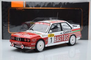 BMW M3 E30 Bastos #1 R. Ravaglia / E. Pirro / E. Van de Poele 24 Hours of Spa 1991 IXO 1:18 18RMC081A Metalas - nuotrauka 6 iš 6