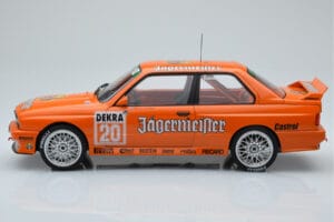 BMW M3 E30 Jagermeister #20 W. Gardner DTM Nurburgring 1992 IXO 1:18 18RMC082B Metalas - nuotrauka 3 iš 6
