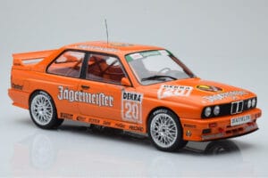 BMW M3 E30 Jagermeister #20 W. Gardner DTM Nurburgring 1992 IXO 1:18 18RMC082B Metalas - nuotrauka 4 iš 6