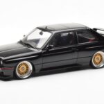 BMW M3 E30 Sport Evolution Juodas Custom Wheels AUTOart 1:18