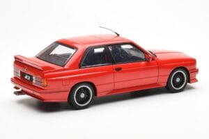 BMW M3 E30 Sport Evolution Cecotto Edition Raudonas AUTOart 1:18 70566 Metalas - nuotrauka 3 iš 8