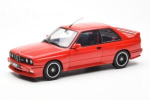 BMW M3 E30 Sport Evolution Cecotto Edition Raudonas AUTOart 1:18