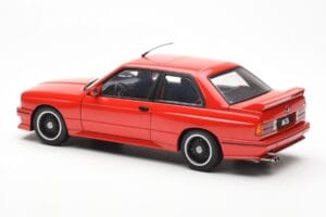 BMW M3 E30 Sport Evolution Cecotto Edition Raudonas AUTOart 1:18 70566 Metalas - nuotrauka 7 iš 8