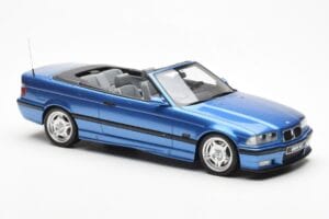 BMW M3 E36 Kabrioletas Mėlynas Otto 1:18 OT279 Derva - nuotrauka 4 iš 5