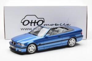 BMW M3 E36 Kabrioletas Mėlynas Otto 1:18 OT279 Derva - nuotrauka 5 iš 5