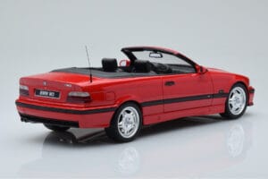 BMW M3 E36 Kabrioletas Raudonas Otto 1:18 OT1048 Derva - nuotrauka 2 iš 6