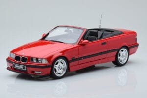 BMW M3 E36 Kabrioletas Raudonas Otto 1:18