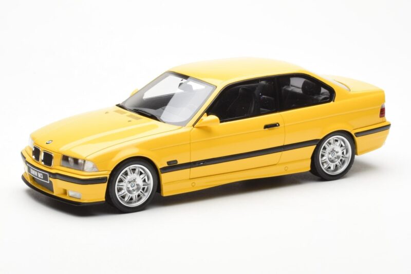 BMW M3 E36 Geltonas Otto 1:18 OT666 Derva