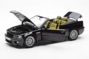 BMW M3 E46 Kabrioletas Juodas Kyosho 1:18 80430024431 Metalas - nuotrauka 2 iš 8