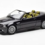 BMW M3 E46 Kabrioletas Juodas Kyosho 1:18