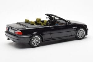 BMW M3 E46 Kabrioletas Juodas Kyosho 1:18 80430024431 Metalas - nuotrauka 3 iš 8