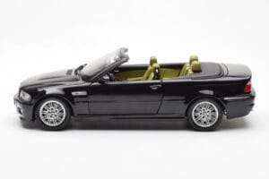 BMW M3 E46 Kabrioletas Juodas Kyosho 1:18 80430024431 Metalas - nuotrauka 4 iš 8