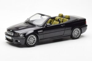 BMW M3 E46 Kabrioletas Juodas Kyosho 1:18