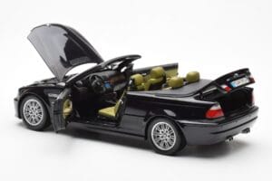 BMW M3 E46 Kabrioletas Juodas Kyosho 1:18 80430024431 Metalas - nuotrauka 5 iš 8