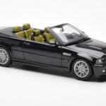 BMW M3 E46 Kabrioletas Juodas Kyosho 1:18 - image 6 of 8
