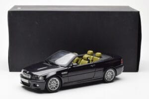 BMW M3 E46 Kabrioletas Juodas Kyosho 1:18 80430024431 Metalas - nuotrauka 8 iš 8