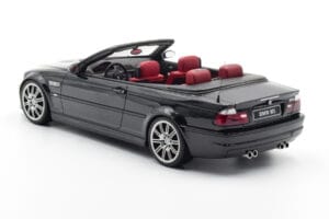 BMW M3 E46 Kabrioletas Juodas Otto 1:18 OT380 Derva - nuotrauka 5 iš 9