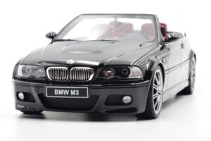 BMW M3 E46 Kabrioletas Juodas Otto 1:18 OT380 Derva - nuotrauka 6 iš 9