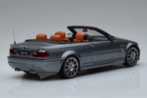 BMW M3 E46 Kabrioletas Pilkas Otto 1:18 OT1006 Derva - nuotrauka 2 iš 6