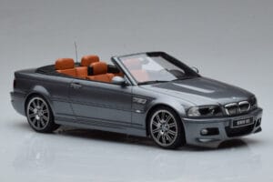 BMW M3 E46 Kabrioletas Pilkas Otto 1:18 OT1006 Derva - nuotrauka 4 iš 6