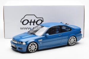 BMW M3 E46 Mėlynas Otto 1:18 OT790 Derva - nuotrauka 6 iš 6