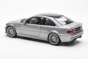 BMW M3 E46 CSL Pilkas Kyosho 1:18 80430302734 Metalas - nuotrauka 7 iš 8