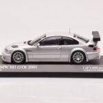 BMW M3 E46 GTR Street Sidabrinis Minichamps 1:43