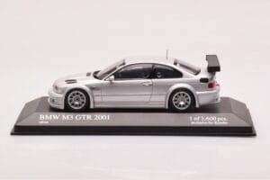BMW M3 E46 GTR Street Sidabrinis Minichamps 1:43