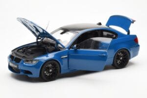 BMW M3 E92 Laguna Seca Blue Kyosho 1:18 08734LBL Metalas - nuotrauka 2 iš 8