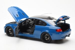BMW M3 E92 Laguna Seca Blue Kyosho 1:18 08734LBL Metalas - nuotrauka 5 iš 8