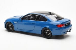 BMW M3 E92 Laguna Seca Blue Kyosho 1:18 08734LBL Metalas - nuotrauka 7 iš 8