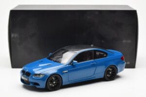 BMW M3 E92 Laguna Seca Blue Kyosho 1:18 08734LBL Metalas - nuotrauka 8 iš 8