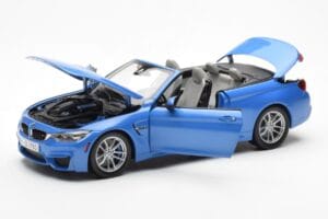 BMW M4 F83 Kabrioletas Yas Marina Mėlynas Paragon 1:18 80432339612 Metalas - nuotrauka 2 iš 8