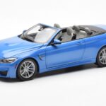 BMW M4 F83 Kabrioletas Yas Marina Mėlynas Paragon 1:18