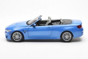 BMW M4 F83 Kabrioletas Yas Marina Mėlynas Paragon 1:18 80432339612 Metalas - nuotrauka 4 iš 8