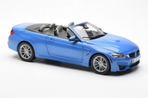 BMW M4 F83 Kabrioletas Yas Marina Mėlynas Paragon 1:18 80432339612 Metalas - nuotrauka 6 iš 8