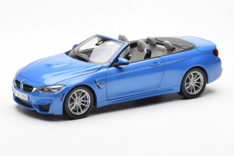 BMW M4 F83 Kabrioletas Yas Marina Mėlynas Paragon 1:18