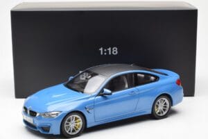 BMW M4 F82 Yas Marina Mėlynas Paragon 1:18 PA-97102 Metalas - nuotrauka 8 iš 8