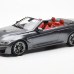 BMW M4 F83 Kabrioletas Pilkas GT Spirit 1:18