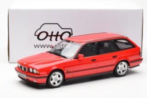 BMW M5 E34 Touring Raudonas Otto 1:18 OT951 Derva - nuotrauka 6 iš 6