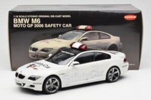 BMW M6 E63 MotoGP Safety Car 2006 Kyosho 1:18 08707GPB Metalas - nuotrauka 8 iš 8