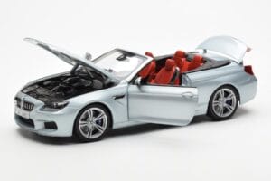 BMW M6 F12 Kabrioletas Silverstone Sidabrinis II Paragon 1:18 80432253656 Metalas - nuotrauka 2 iš 8