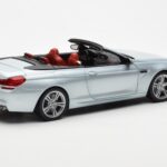 BMW M6 F12 Kabrioletas Silverstone Sidabrinis II Paragon 1:18 - image 3 of 8